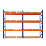 Raft depozitare paleți, 3 nivele, 2300 kg/nivel – H:4000mm x L:5670mm x W:1100mm