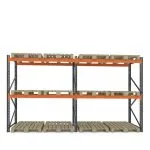 Raft depozitare paleți, 2 nivele, 2300 kg/nivel – 2500mm x L:6870mm x W:1100mm