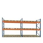 Raft depozitare paleți, 2 nivele, 2300 kg/nivel – H:3000mm x L:6870mm x W:1100mm