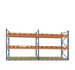 Raft depozitare paleți, 2 nivele, 2300 kg/nivel – H:3000mm x L:6870mm x W:1100mm