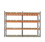 Raft depozitare paleți, 3 nivele, 2300 kg/nivel – H:4000mm x L:6870mm x W:1100mm