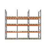 Raft depozitare paleți, 3 nivele, 2300 kg/nivel – H:5000mm x L:9360mm x W:1100mm