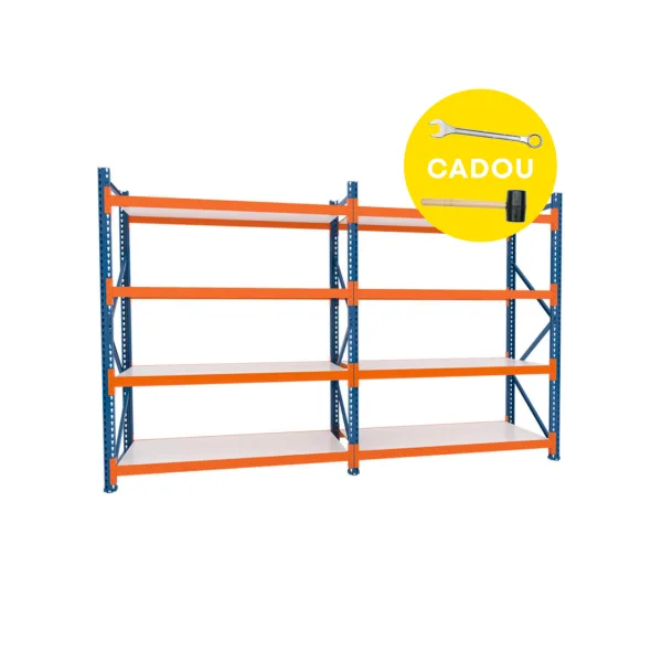 Raft Polita ZS - H:2500mm x L:3270mm x W:1100mm, 250kg/nivel, nu include polite metalice - Handlekraft Raft Polita ZS - H:2500mm x L:3270mm x W:1100mm, 250kg/nivel, nu include polite metalice