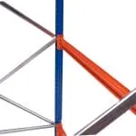 Raft modular cu polițe metalice – H:2000mm x L:2520mm x W:600mm, 350kg/nivel, include polite metalice