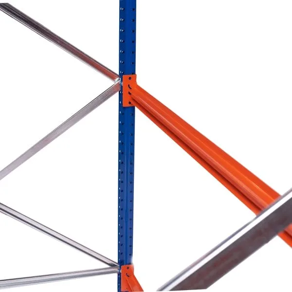 Raft modular cu polițe metalice – H:2000mm x L:2520mm x W:600mm, 350kg/nivel, include polite metalice