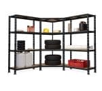 Raft de colt 1800x900x900x400 mm, 1800x1000x400 mm, 1800x1000x400, polite MDF