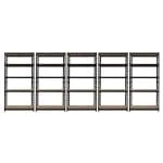 Set promo: pachet 5 x raft tip polita - H:2000mm x L:900mm x W:400mm, polite MDF