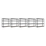 Set promo: Pachet 5 x Raft tip polita - H:1800mm x L:2000mm x W:500mm, polita MDF