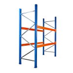 Raft depozitare paleți, 2 nivele, 1650 kg/nivel – H:2500mm x L:2880mm x W:1100mm, 1650 kg/nivel