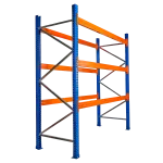 Raft depozitare paleți, 3 nivele, 3000 kg/nivel – H:4000mm x L:2880mm x W:1100mm, 3000 kg/nivel
