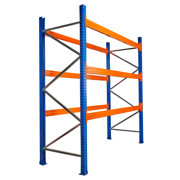 Raft depozitare paleți, 3 nivele, 3000 kg/nivel – H:4000mm x L:2880mm x W:1100mm, 3000 kg/nivel