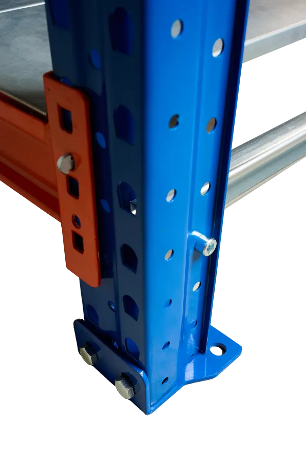 Raft depozitare paleți, 2 nivele, 2300 kg/nivel – H:2500mm x L:5760mm x W:1100mm