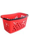 Cos de cumparaturi cu maner - 25 l, rosu (plastic)