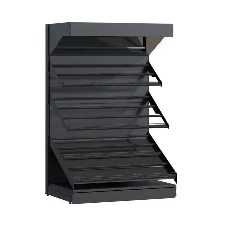 Raft fructe si legume - H:1960mm x L:1290mm x W:840mm, RAL 7016