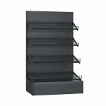 Raft fructe si legume - H:2110mm x L:1295mm x W:760mm, RAL 7016