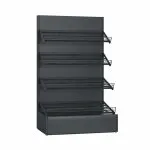 Raft fructe si legume - H:2110mm x L:1295mm x W:760mm, RAL 7016