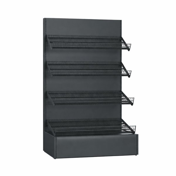 Raft fructe si legume - H:2110mm x L:1295mm x W:760mm, RAL 7016