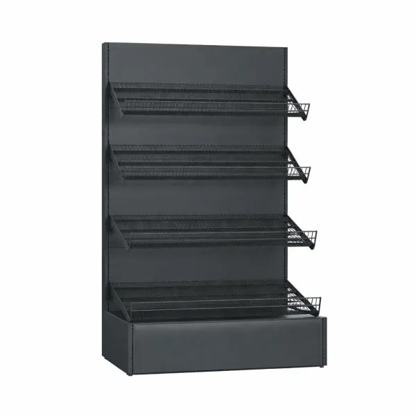 Raft fructe si legume - H:2110mm x L:1295mm x W:760mm, RAL 7016