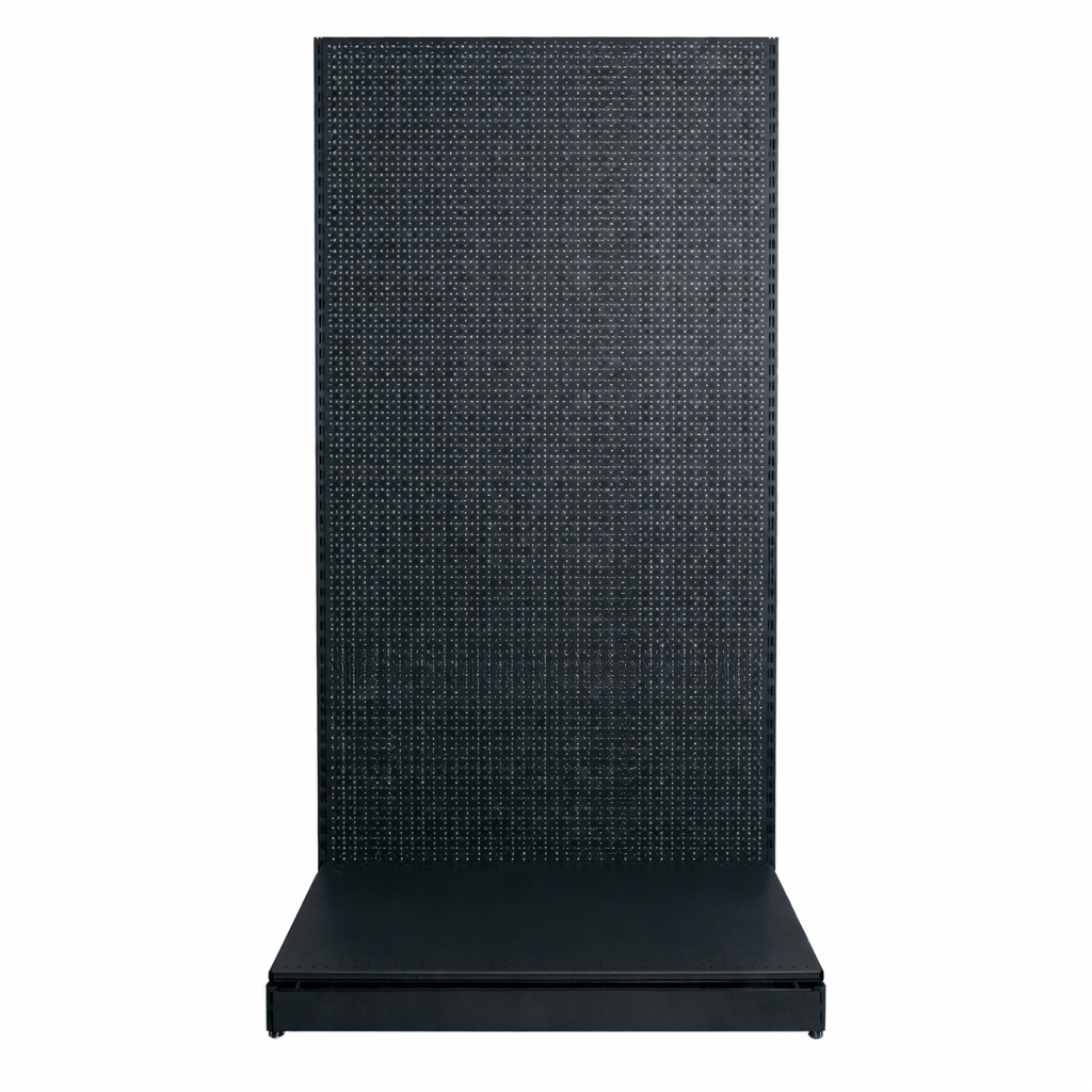raft perete carti Raft comercial de perete, perforat - H:2235mm x L:1000mm x W:300mm, RAL 7016 nu conține capătul de raft