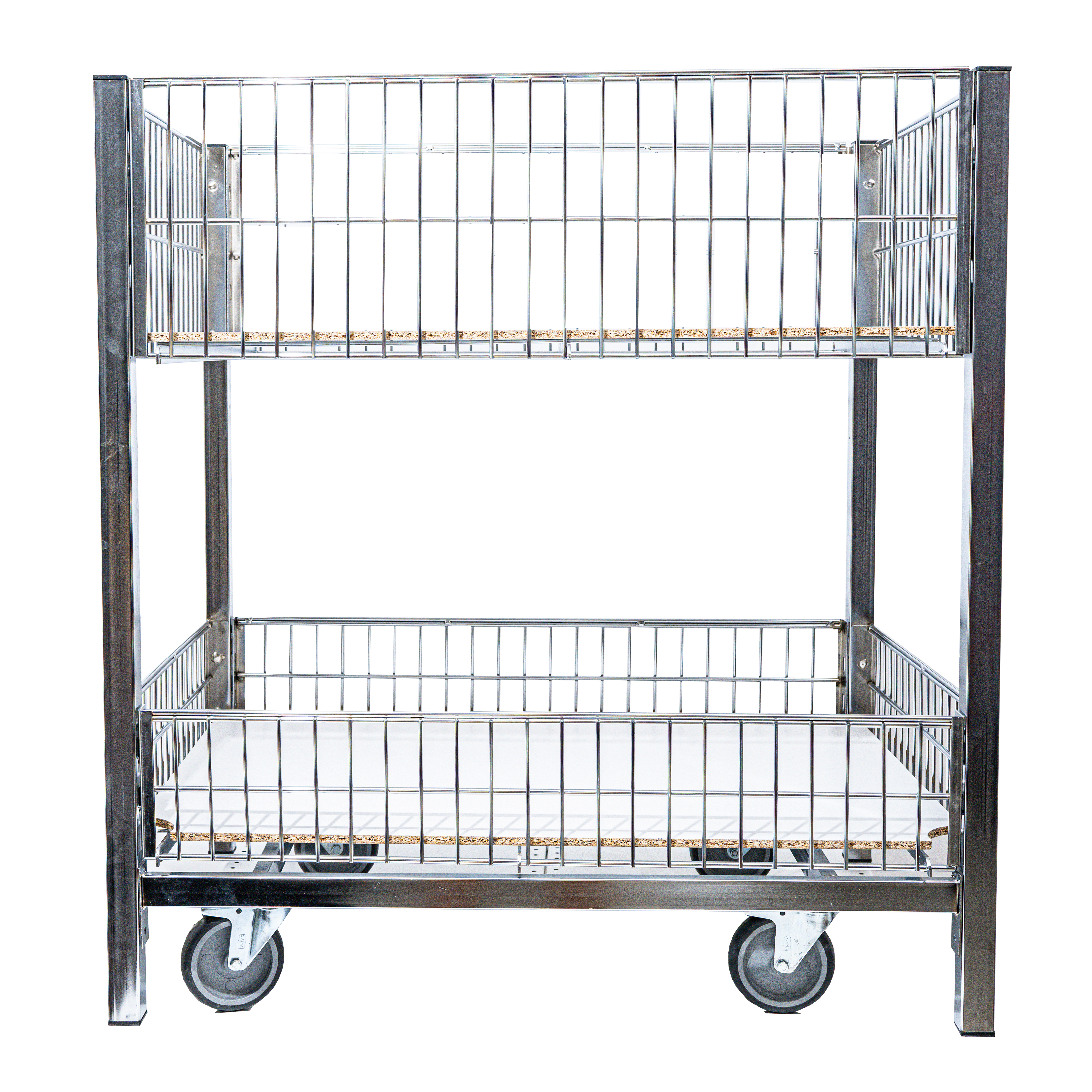 Acasă - Handlekraft Cos promotional dublu, cu roti - L:60cm x l:80cm x H:80cm