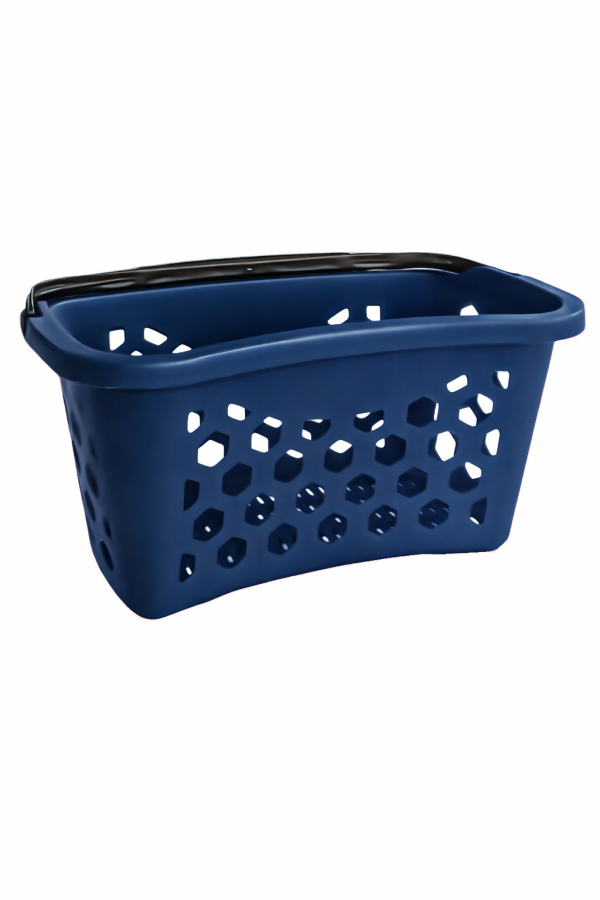 Cos de cumparaturi cu maner - 25 l, albastru (plastic)