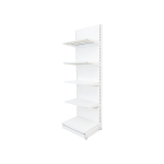 Raft comercial de peret - H:2235mm x L:665mm x W:400mm, RAL 9016