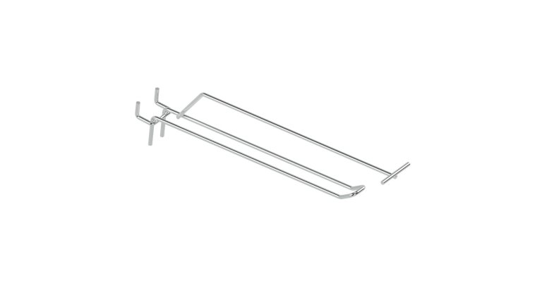 Agatator panou perforat, cu eticheta - 300mm