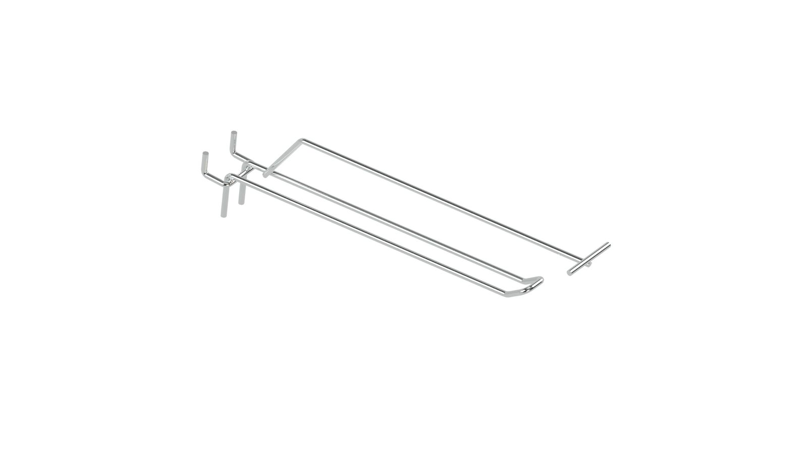 Agatator panou perforat, cu eticheta - 300mm