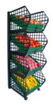Coș promoțional cu 4 nivele – H:165cm x L:71cm x W:58cm