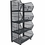 Coș promoțional cu 4 nivele – H:165cm x L:71cm x W:58cm