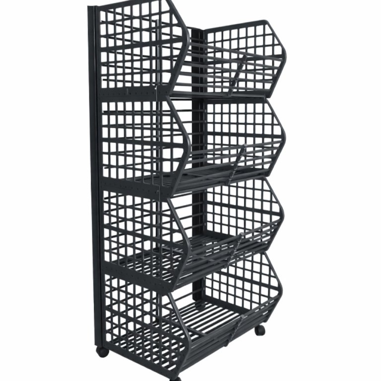 Coș promoțional cu 4 nivele – H:166cm x L:100cm x W:58cm