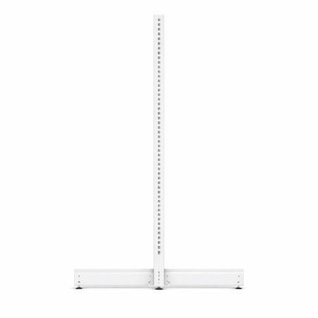 Stalp raft comercial - H:1930mm, RAL 9016