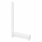 Stalp raft comercial - H:2235mm, RAL 9016