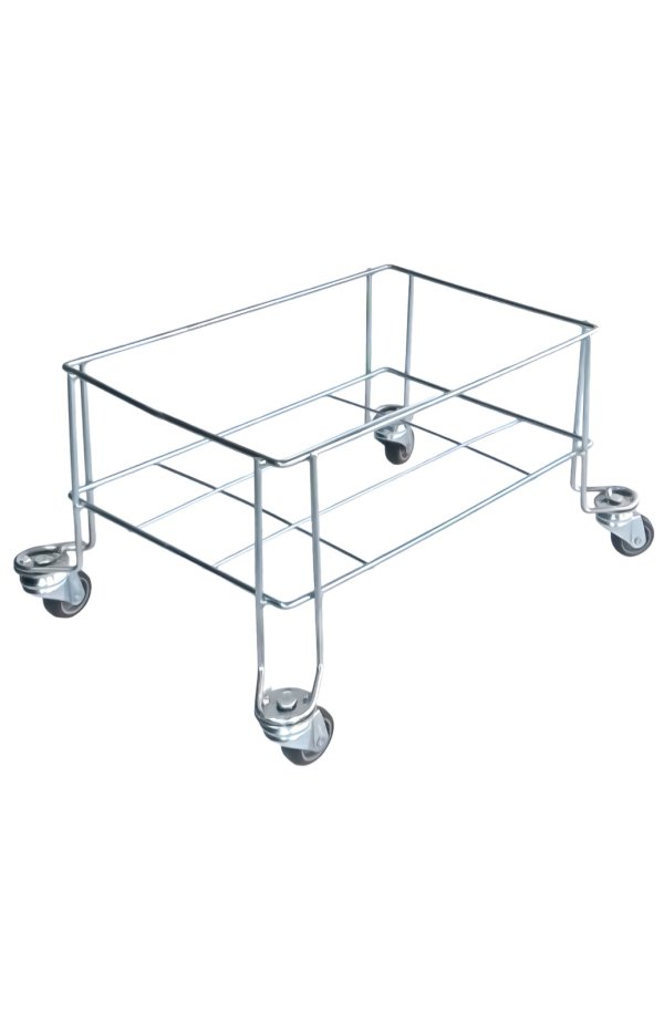 Suport cos cumparaturi cu roti (metalic) – 31 x 43 cm