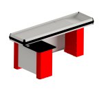 Tejghea comercială modernă pentru casă de marcat – stânga