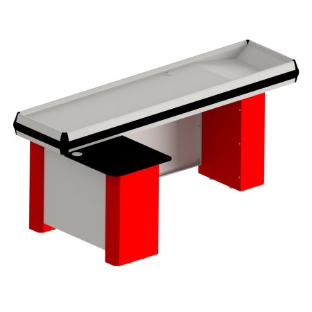 Tejghea comercială modernă pentru casă de marcat – stânga