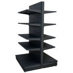 Raft comercial de mijloc - H:2235mm x L:1000mm x B:300mm, RAL 7016