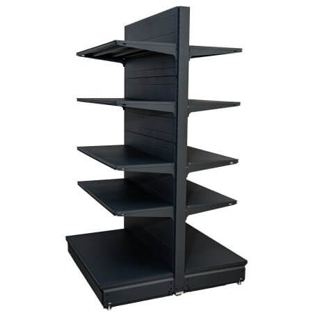 Raft comercial de mijloc - H:2235mm x L:1000mm x B:500mm, RAL 7016