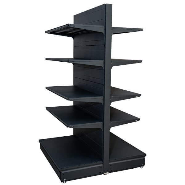 Raft comercial de mijloc - H:2235mm x L:1000mm x B:300mm, RAL 7016