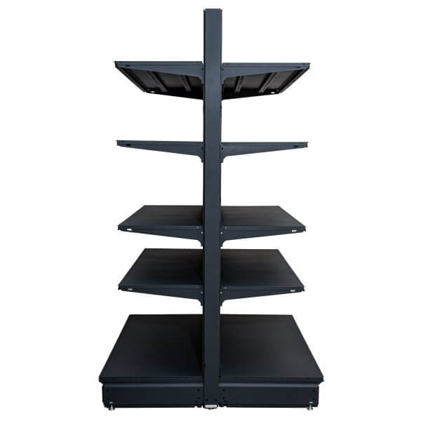 Raft comercial de mijloc - H:1778mm x L:1000mm x W:400mm, RAL 7016