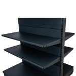 Raft comercial de mijloc - H:1778mm x L:1000mm x W:400mm, RAL 7016