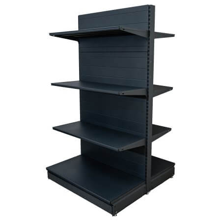 Raft comercial de mijloc - H:1625mm x L:1000mm x B:400mm + 3x300mm, RAL 7016