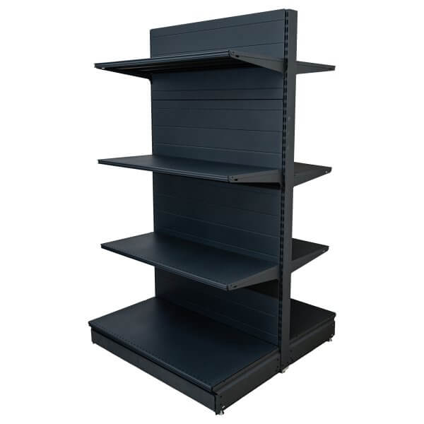 Raft comercial de mijloc - H:1778mm x L:1000mm x W:400mm, RAL 7016