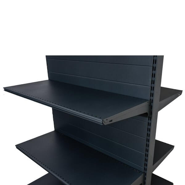 Raft comercial de mijloc - H:2235mm x L:1250mm x B:500mm, RAL 7016