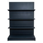 Raft comercial de mijloc - H:1470mm x L:1000mm x B:300mm, RAL 7016
