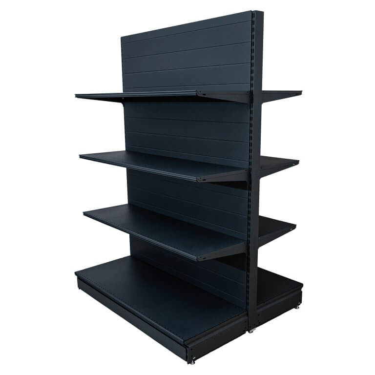 Raft comercial de mijloc - H:1625mm x L:1000mm x W:500mm, RAL 7016