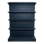 Raft comercial de peret - H:1930mm x L:1000mm x W:300mm, RAL 7016