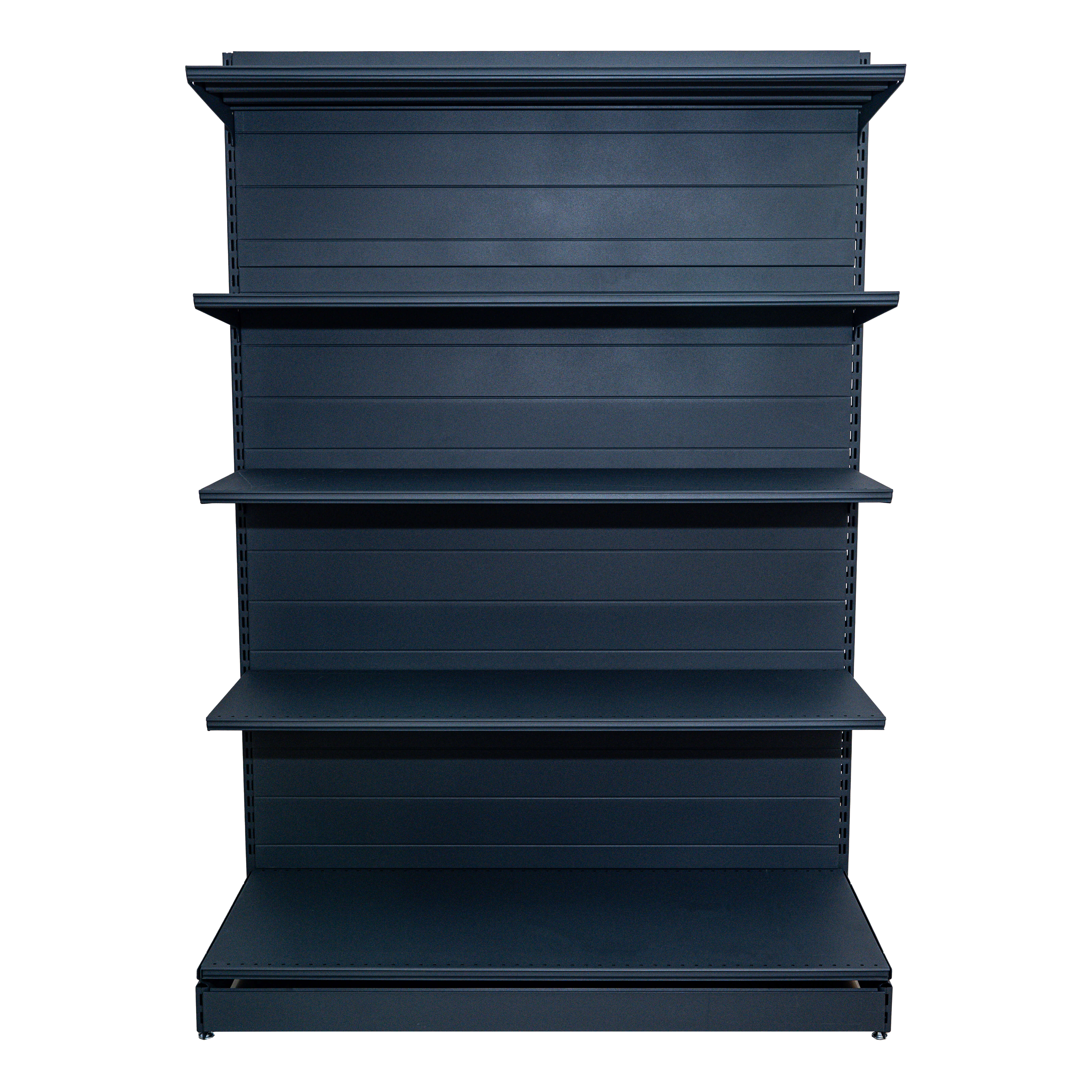 Acasă - Handlekraft Raft comercial de peret - H:1930mm x L:1000mm x W:600mm, RAL 7016