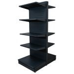 Raft comercial de mijloc - H:1778mm x L:1000mm x W:400mm, RAL 7016