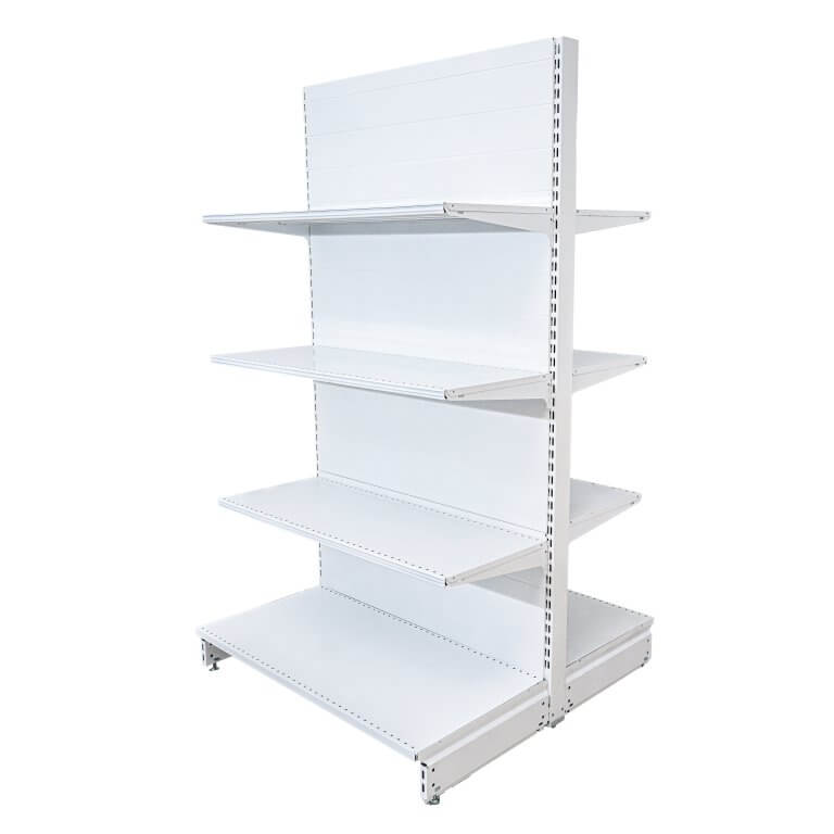 Acasă - Handlekraft Raft comercial de mijloc - H:1470mm x L:1250mm x B:500mm + 4x400mm, RAL 9016